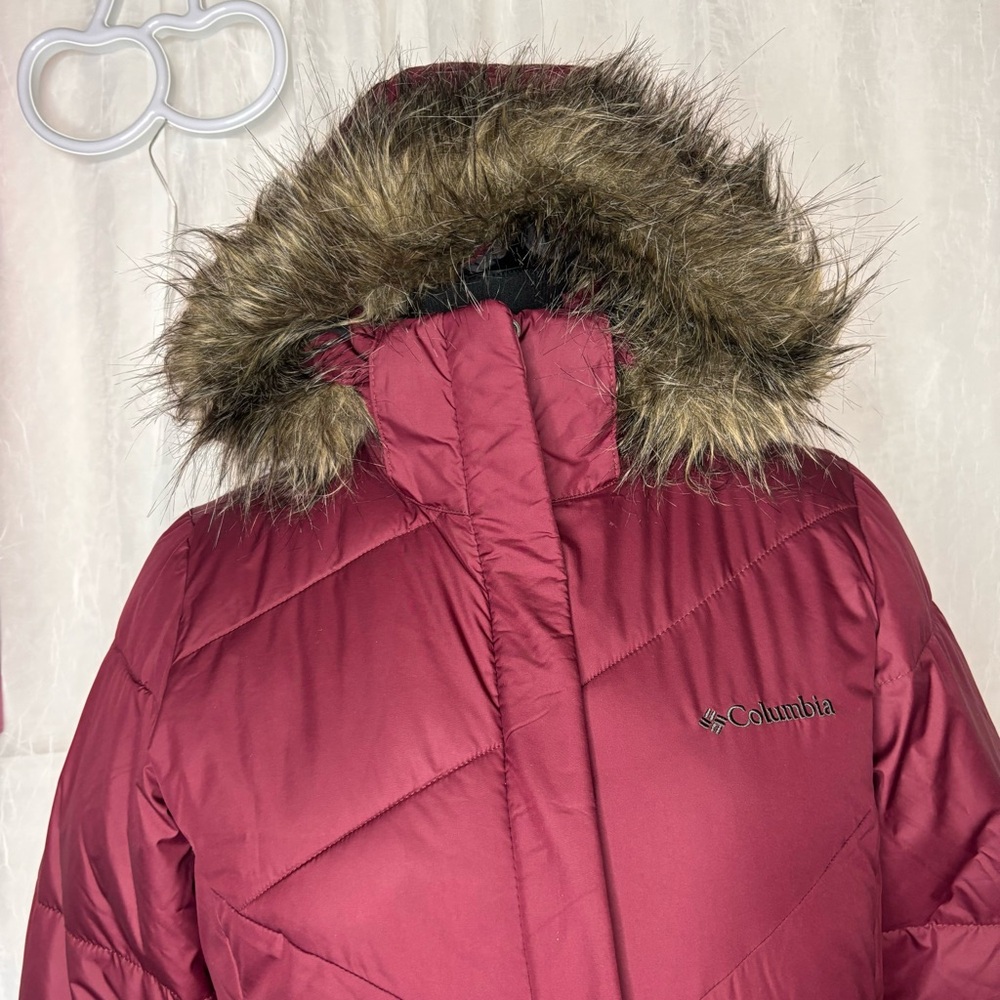 Columbia Snow Eclipse Mid Insulated Burgundy Jack… - image 3